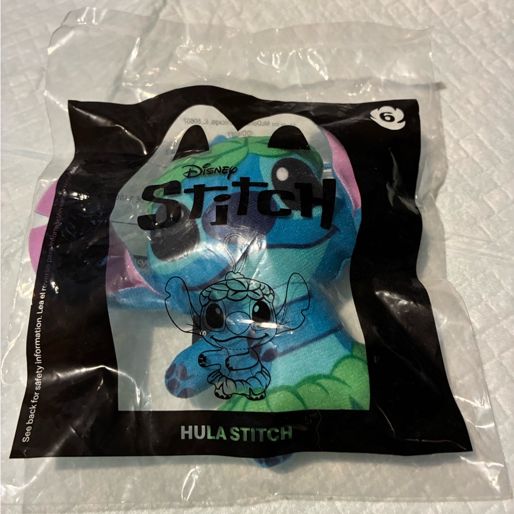 NEW McDonald's Disney Stitch Toy - Blue and Green Hula Stitch 2022